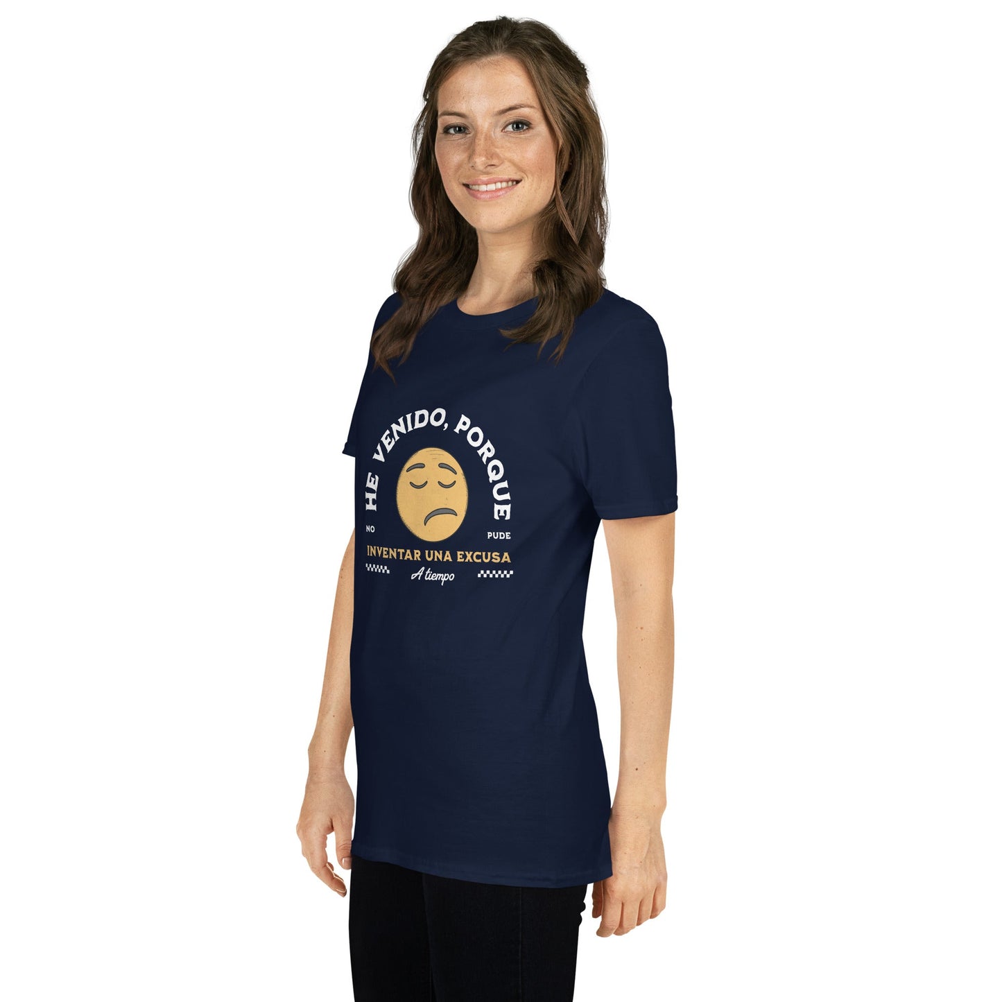 Camiseta clásica unisex: "Excusa a tiempo" - La Charlatana