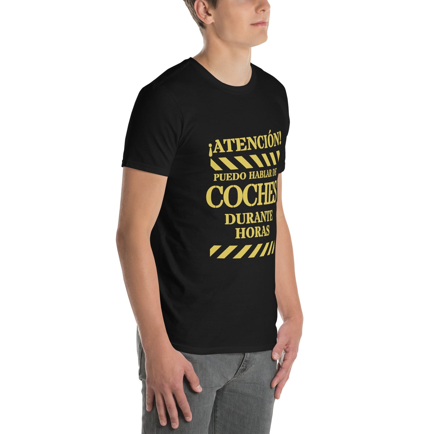 Camiseta clásica unisex: "hablar de coches durante horas" - La Charlatana