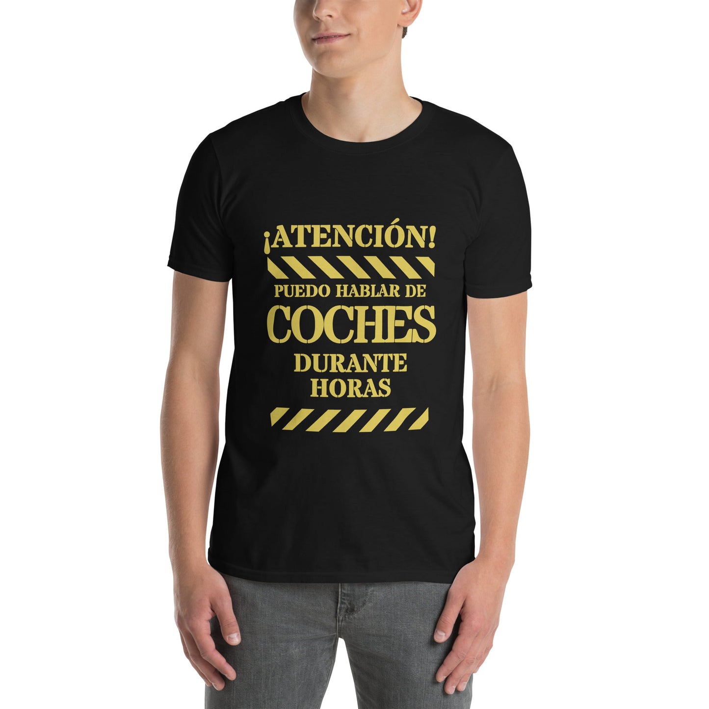 Camiseta clásica unisex: "hablar de coches durante horas" - La Charlatana