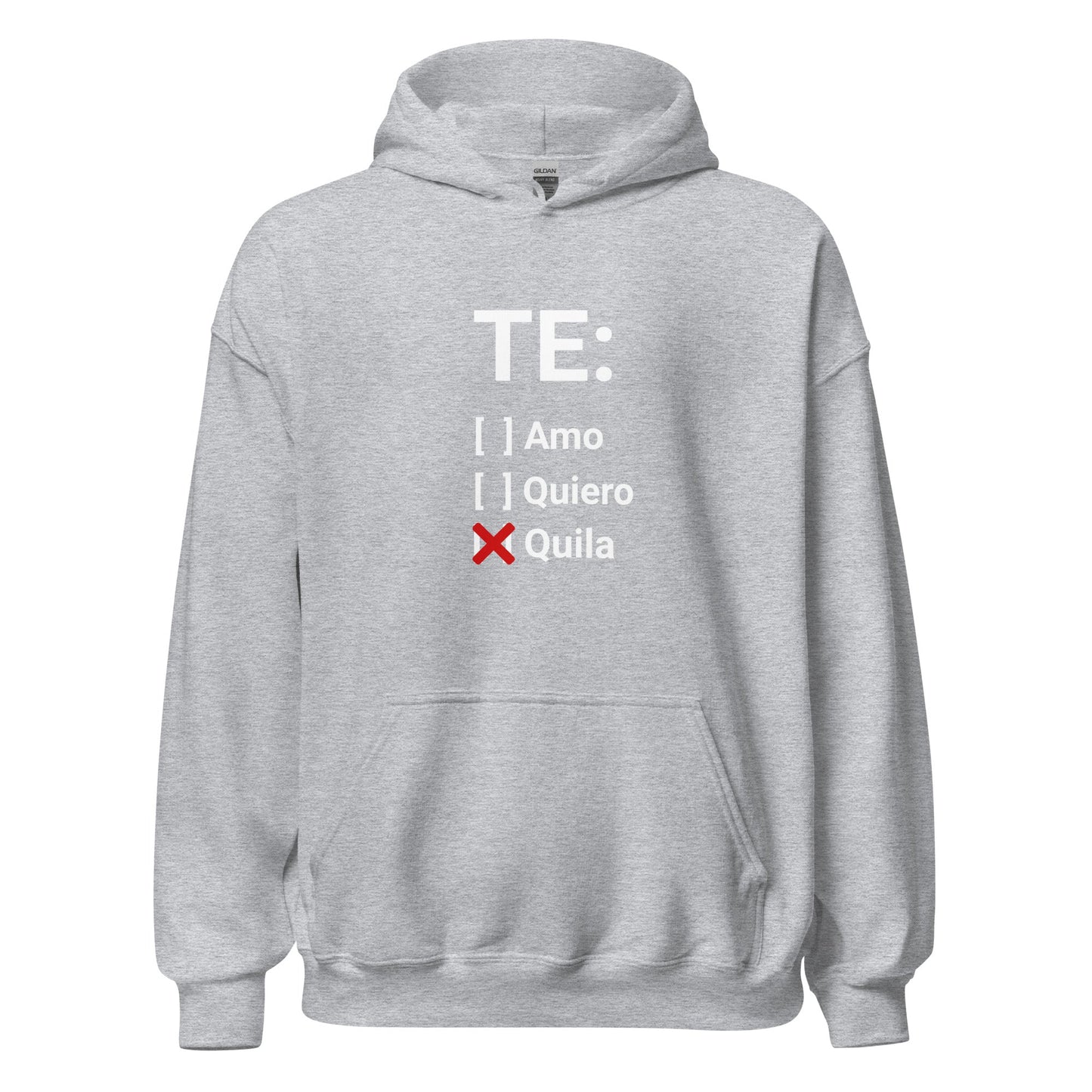 Sudadera clásica unisex con capucha: "Te - quila" - La Charlatana