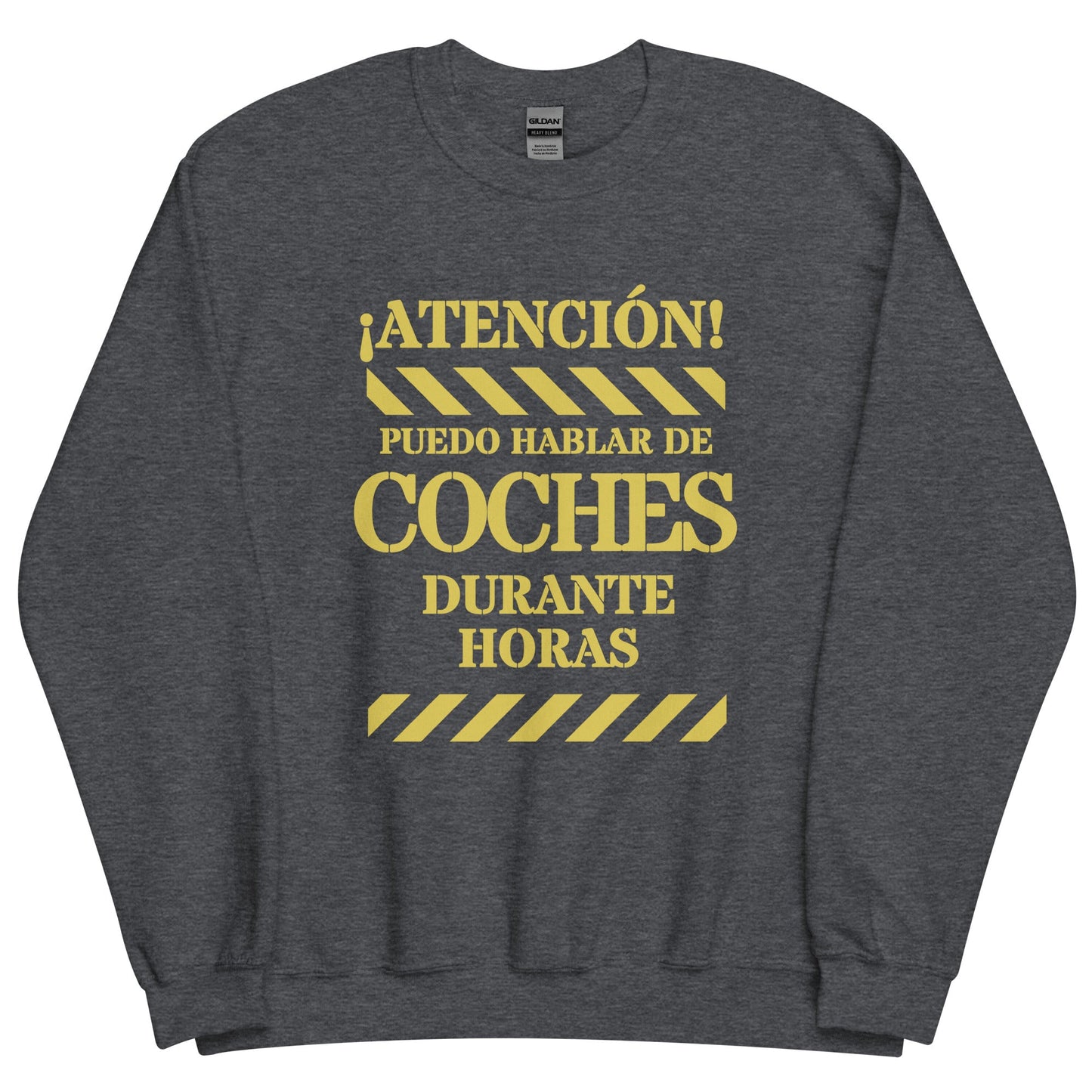 Sudadera clásica unisex: "Hablar de coches durante horas" - La Charlatana