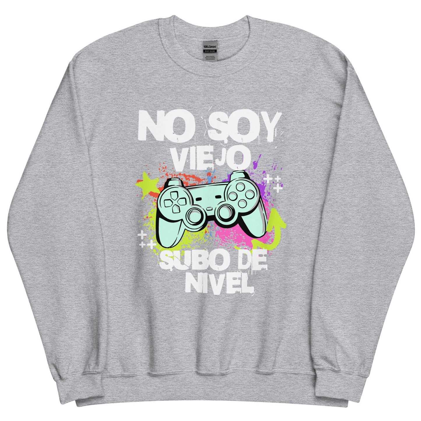 Sudadera clásica unisex: "No soy viejo, subo de nivel" - La Charlatana
