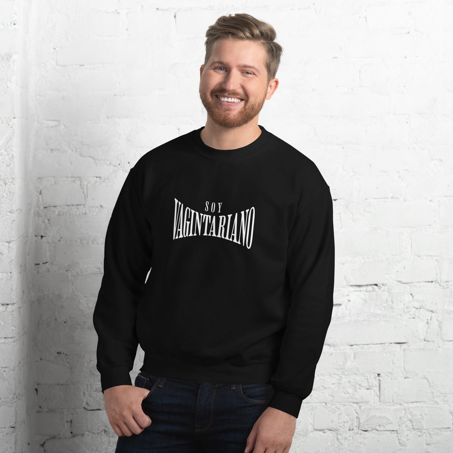 Sudadera clásica unisex: "Soy vagintariano" - La Charlatana