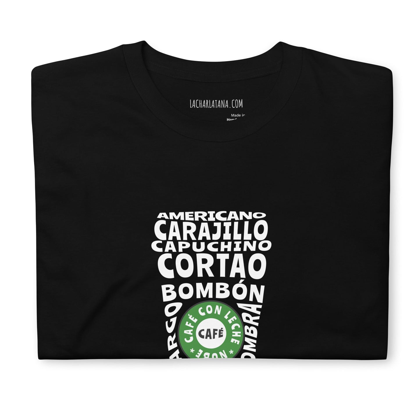 Camiseta clásica unisex: "Café con Acento Andaluz" - La Charlatana