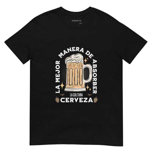 Camiseta clásica unisex: "Cerveza y cultura" - La Charlatana