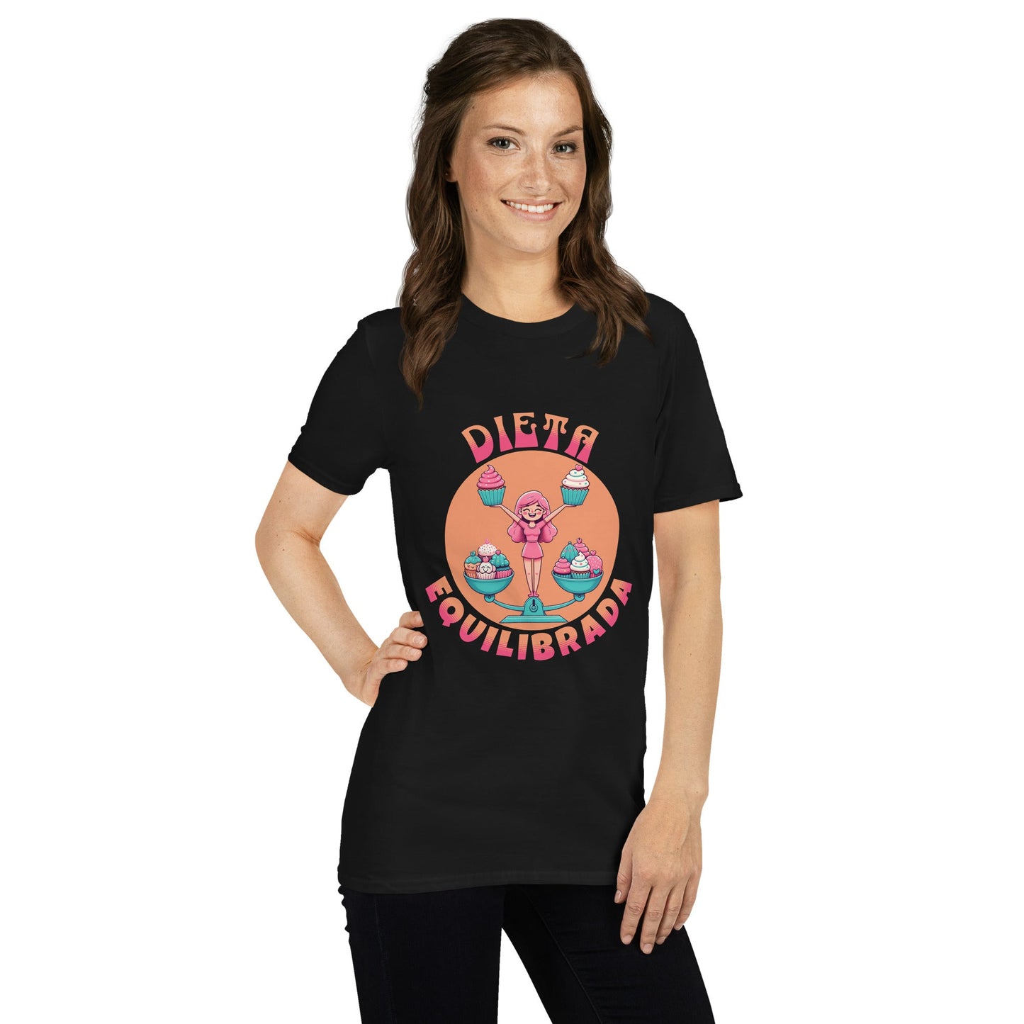 Camiseta clásica unisex: "Dieta equilibrada" - La Charlatana