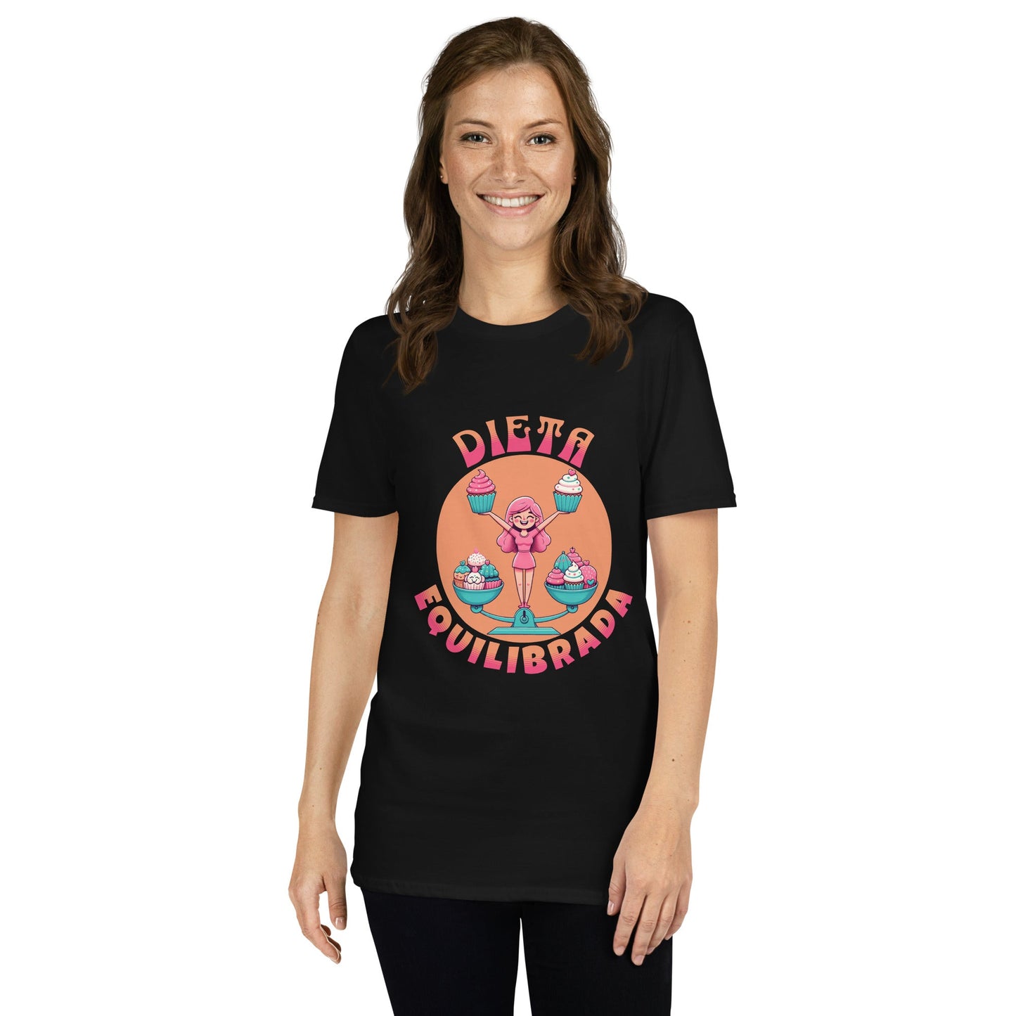 Camiseta clásica unisex: "Dieta equilibrada" - La Charlatana