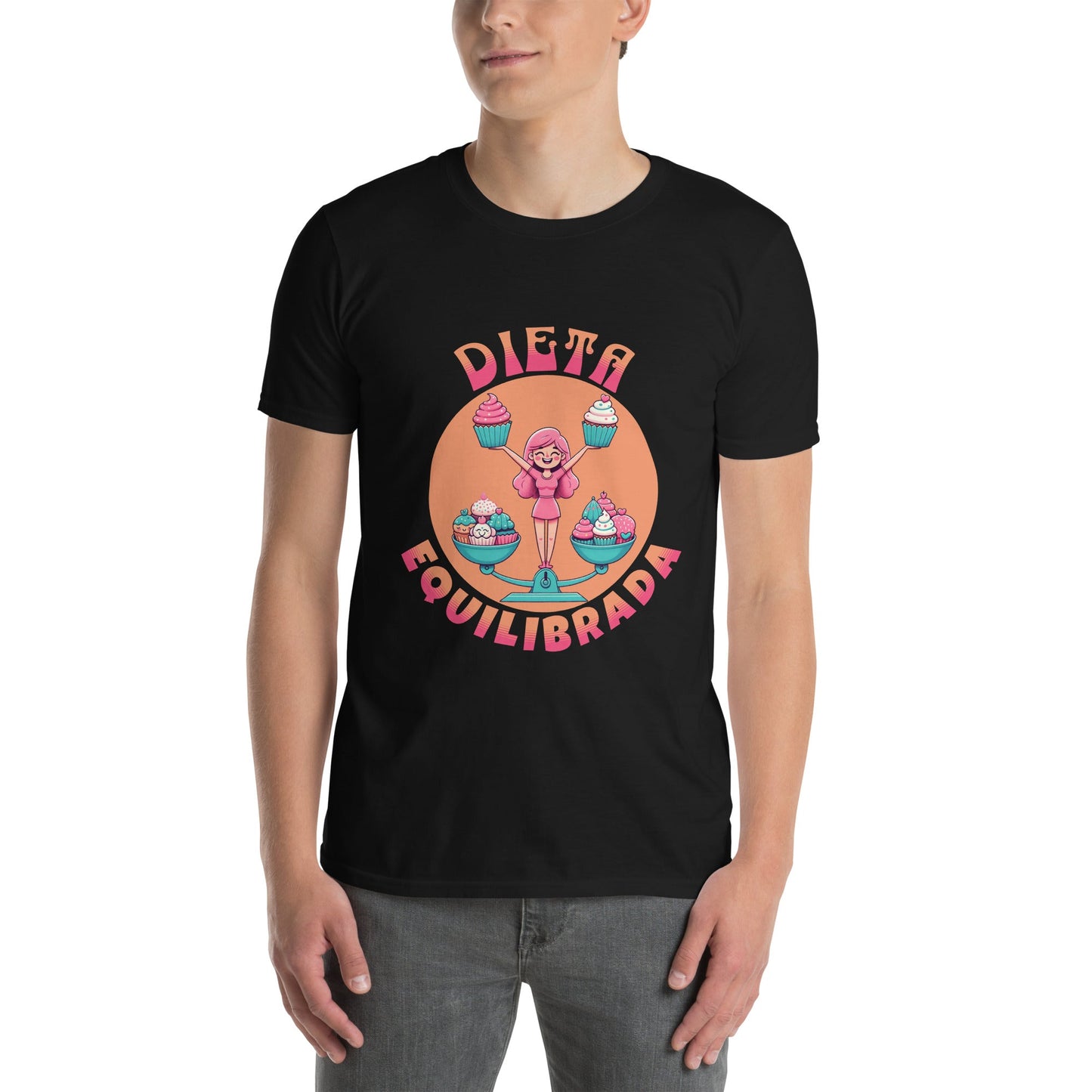 Camiseta clásica unisex: "Dieta equilibrada" - La Charlatana