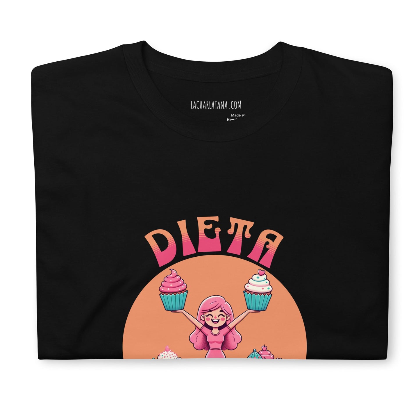 Camiseta clásica unisex: "Dieta equilibrada" - La Charlatana