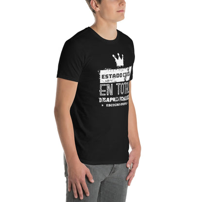 Camiseta clásica unisex: "Estado civil: en total desaprovechamiento" - La Charlatana