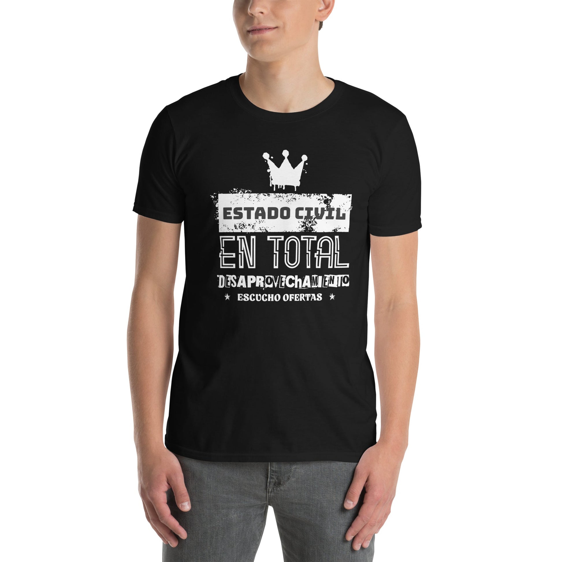 Camiseta clásica unisex: "Estado civil: en total desaprovechamiento" - La Charlatana