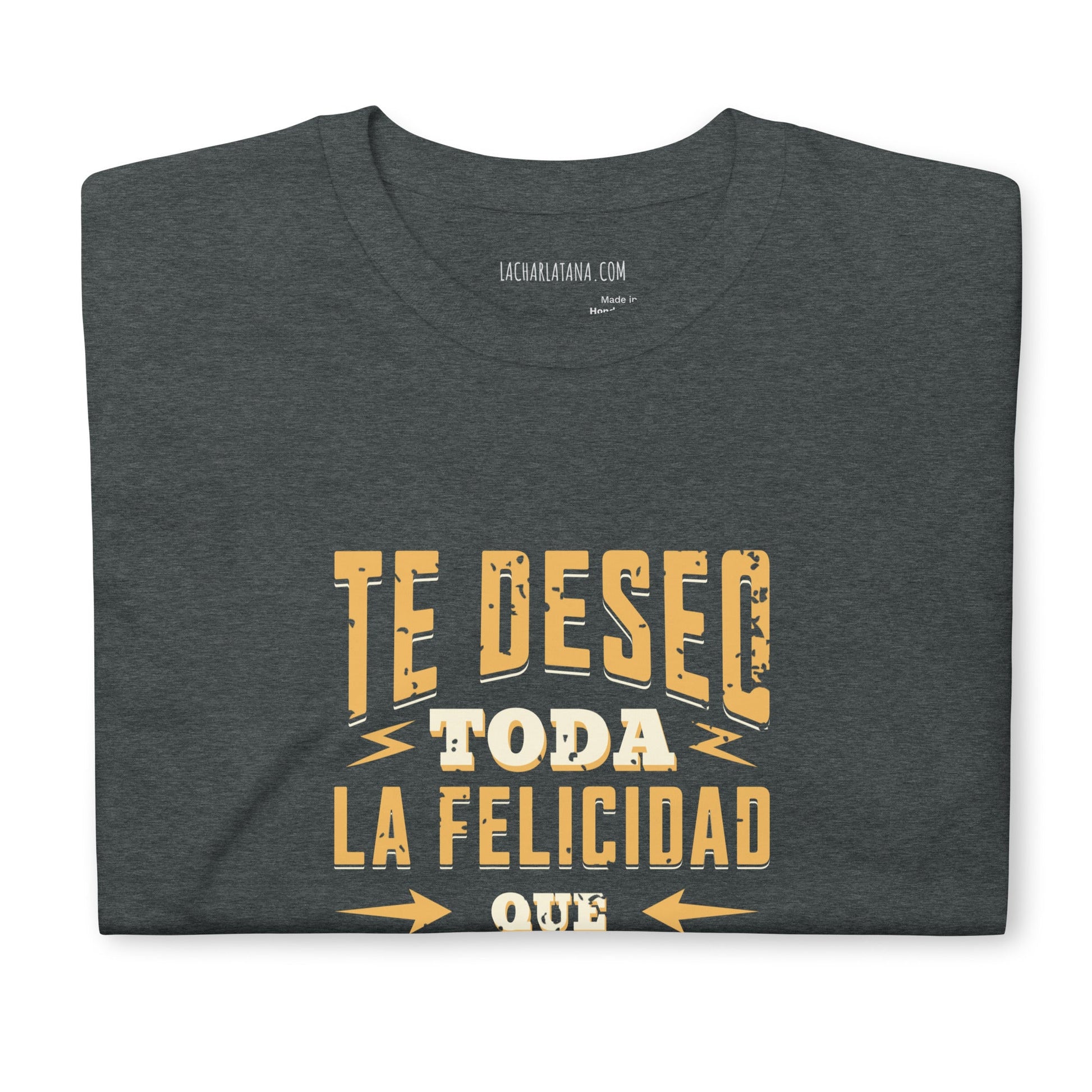 Camiseta clásica unisex: "Felicidad en redes sociales" - La Charlatana