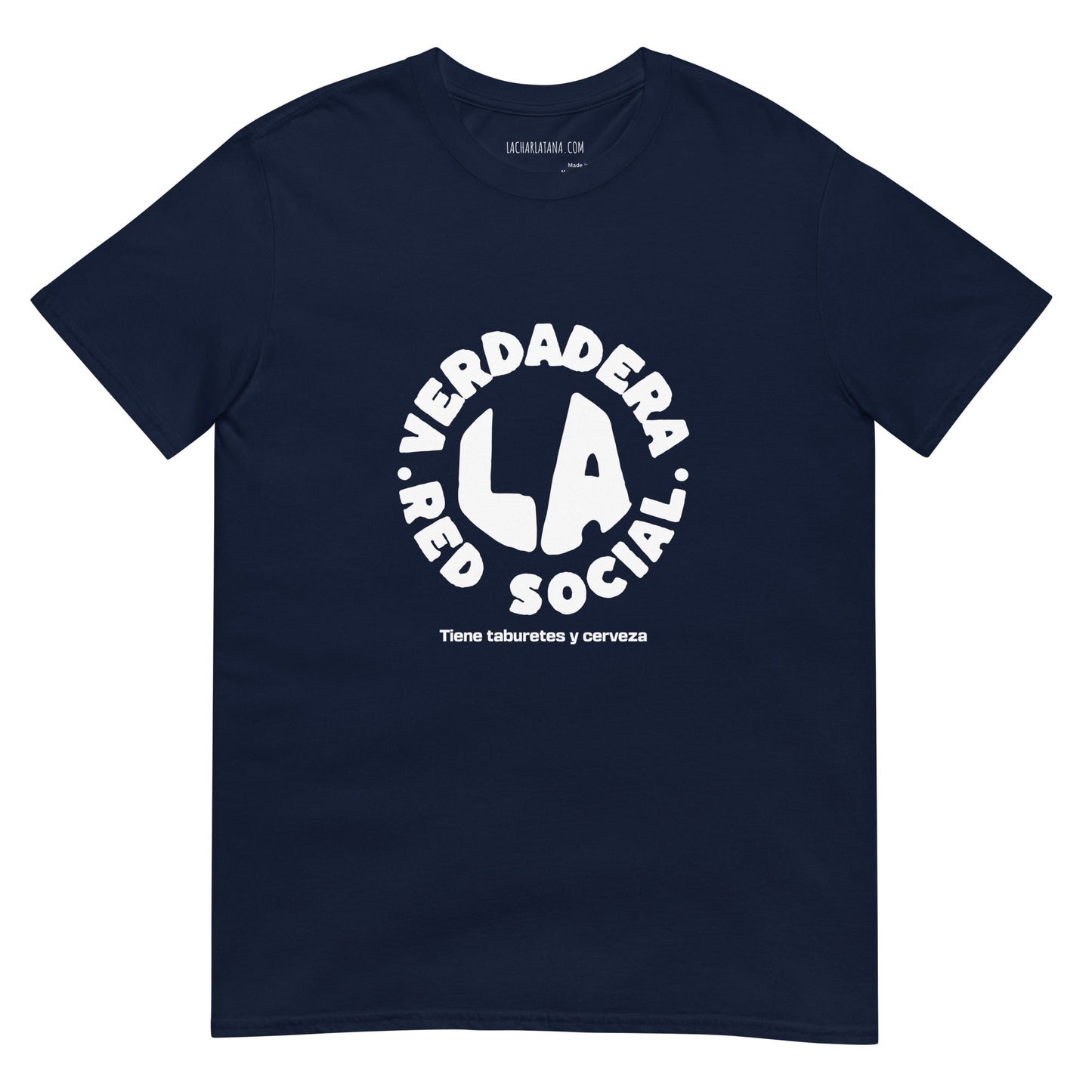 Camiseta clásica unisex: "La verdadera red social" - La Charlatana