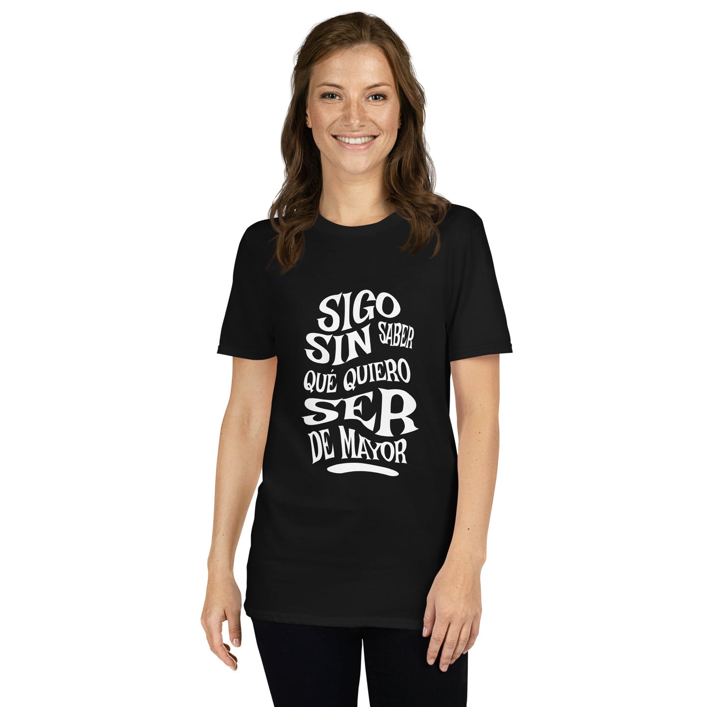 Camiseta clásica unisex: "Sigo sin saber qué quiero ser de mayor" - La Charlatana