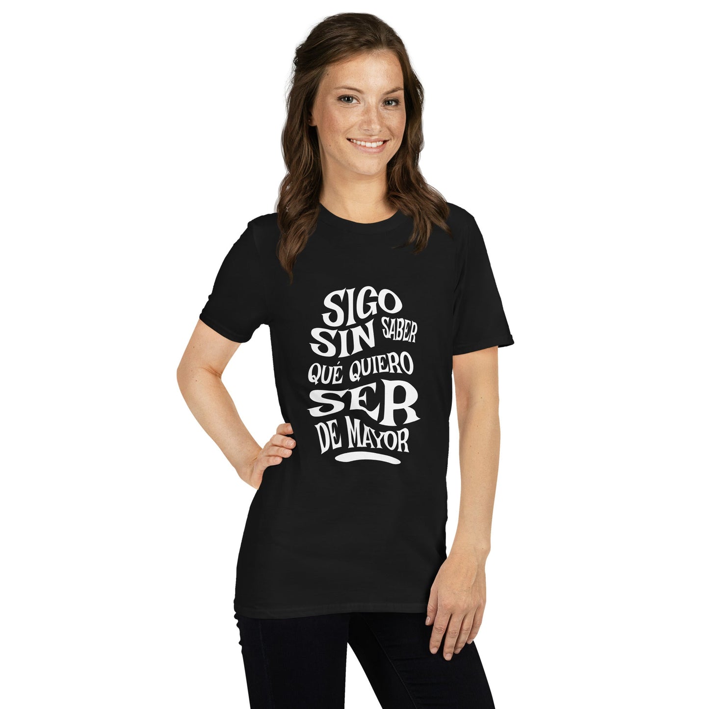 Camiseta clásica unisex: "Sigo sin saber qué quiero ser de mayor" - La Charlatana