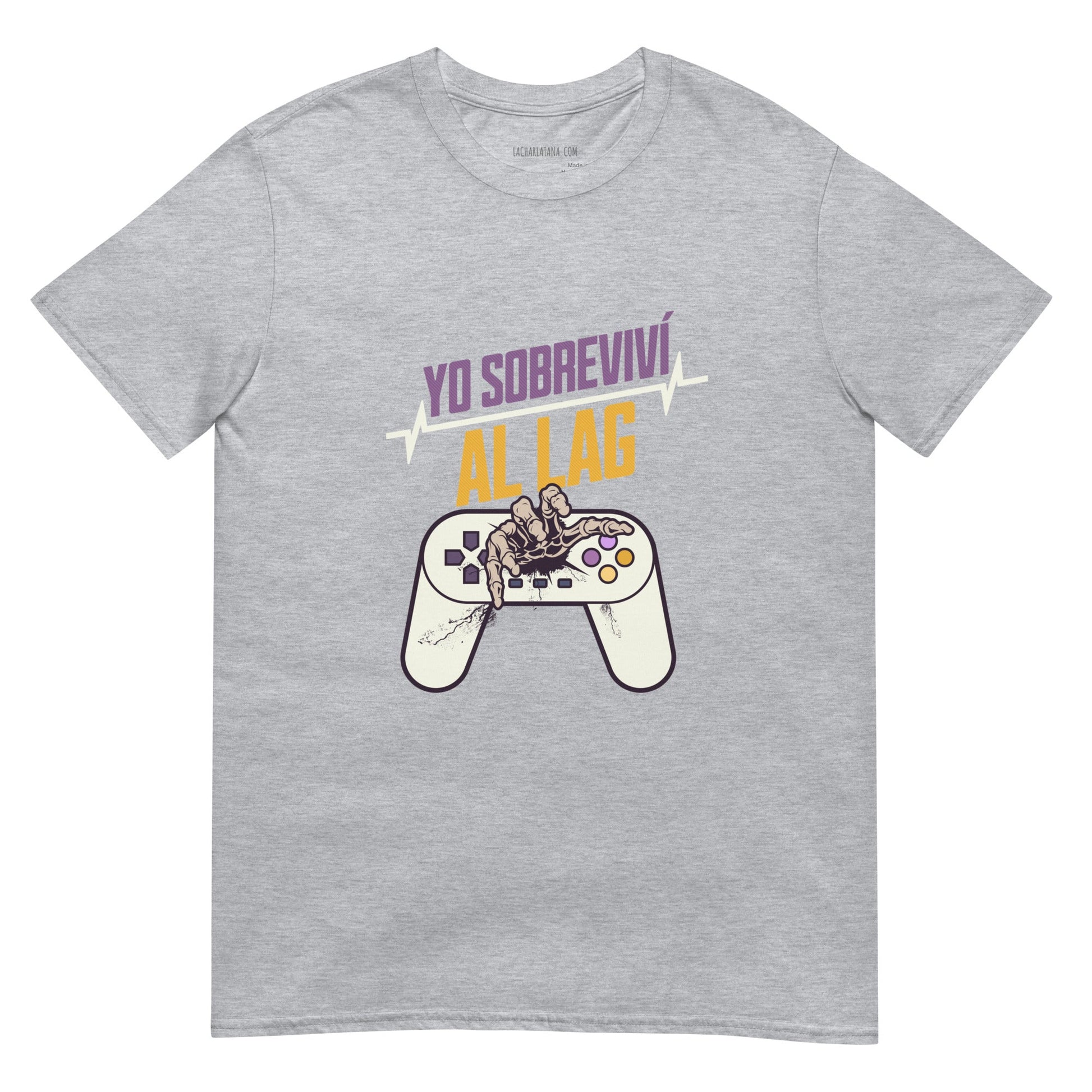 Camiseta clásica unisex: "Yo sobreviví al LAG" - La Charlatana