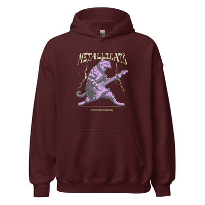 Sudadera clásica unisex con capucha: "Metallicats" - La Charlatana