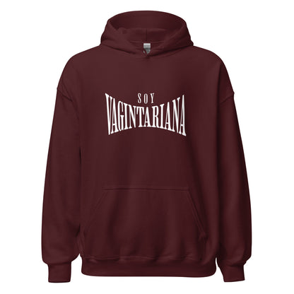 Sudadera clásica unisex con capucha: "Soy vagintariana" - La Charlatana