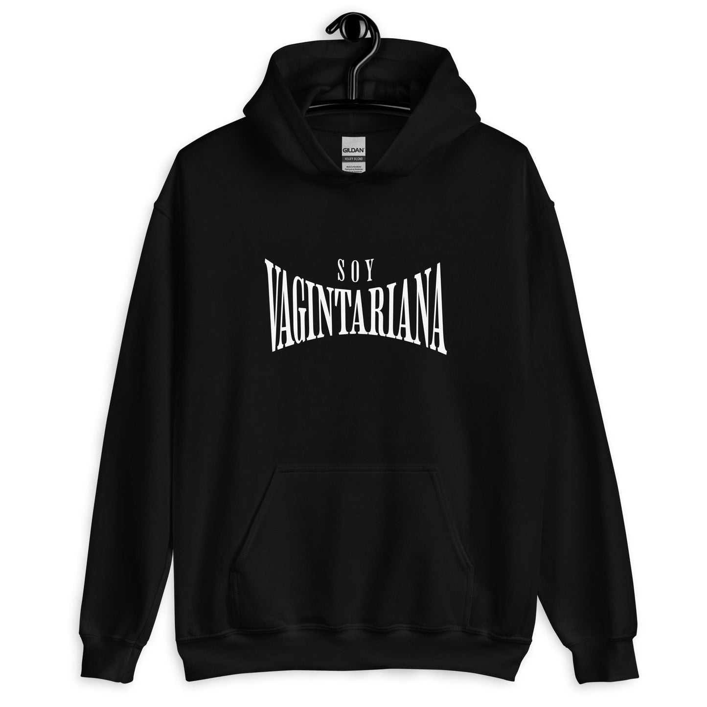 Sudadera clásica unisex con capucha: "Soy vagintariana" - La Charlatana