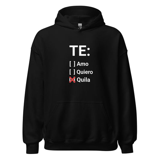 Sudadera clásica unisex con capucha: "Te - quila" - La Charlatana