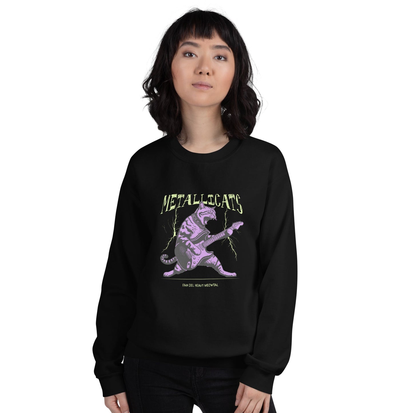 Sudadera clásica unisex: "Metallicats" - La Charlatana