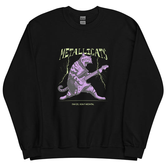 Sudadera clásica unisex: "Metallicats" - La Charlatana