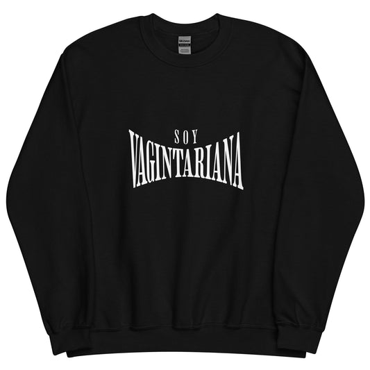 Sudadera clásica unisex: "Soy vagintariana" - La Charlatana